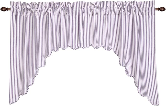 Josephine Orchid Scalloped Swags