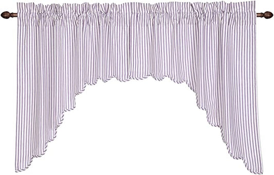 Josephine Orchid Scalloped Swags