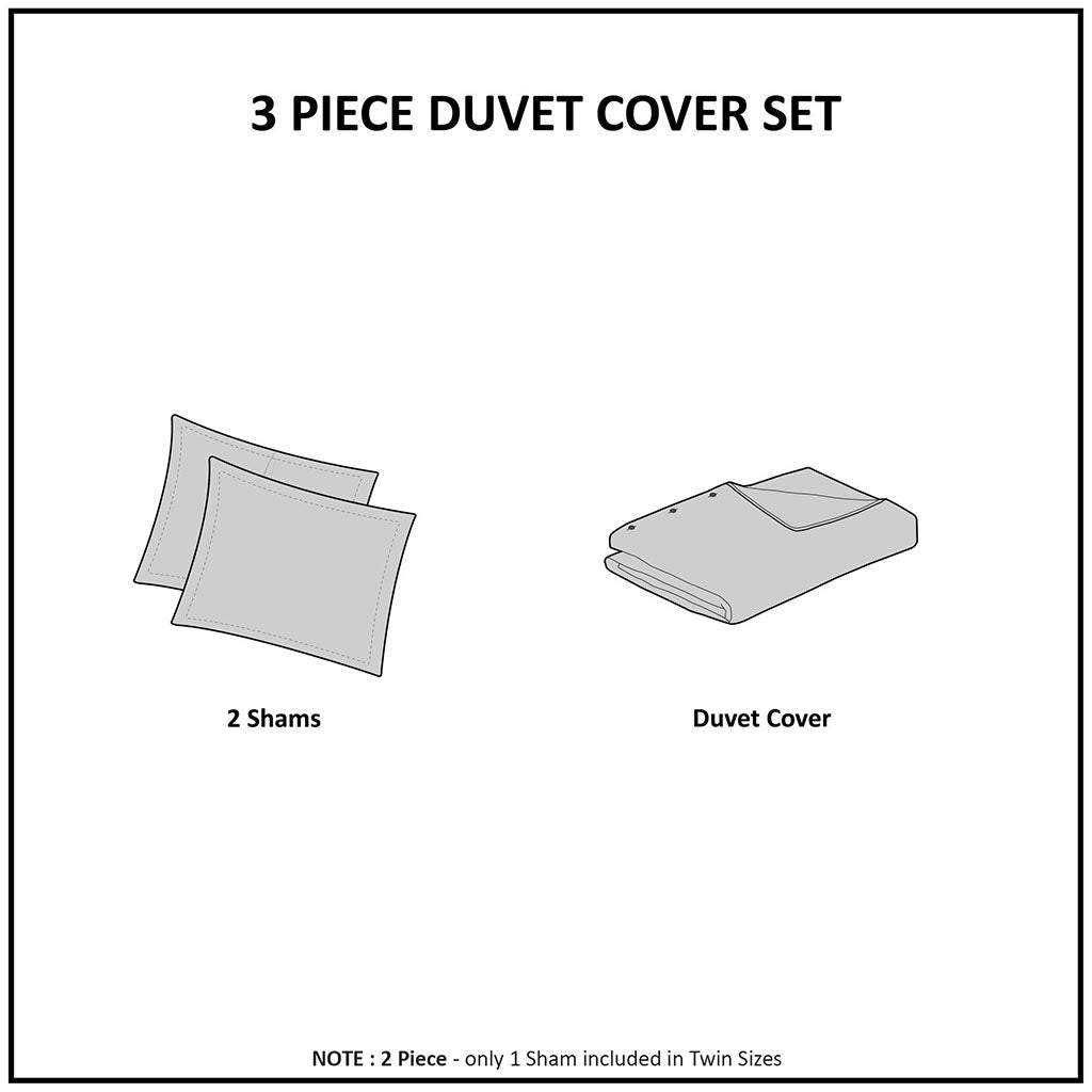 Mariana 3 Piece Duvet Cover Set