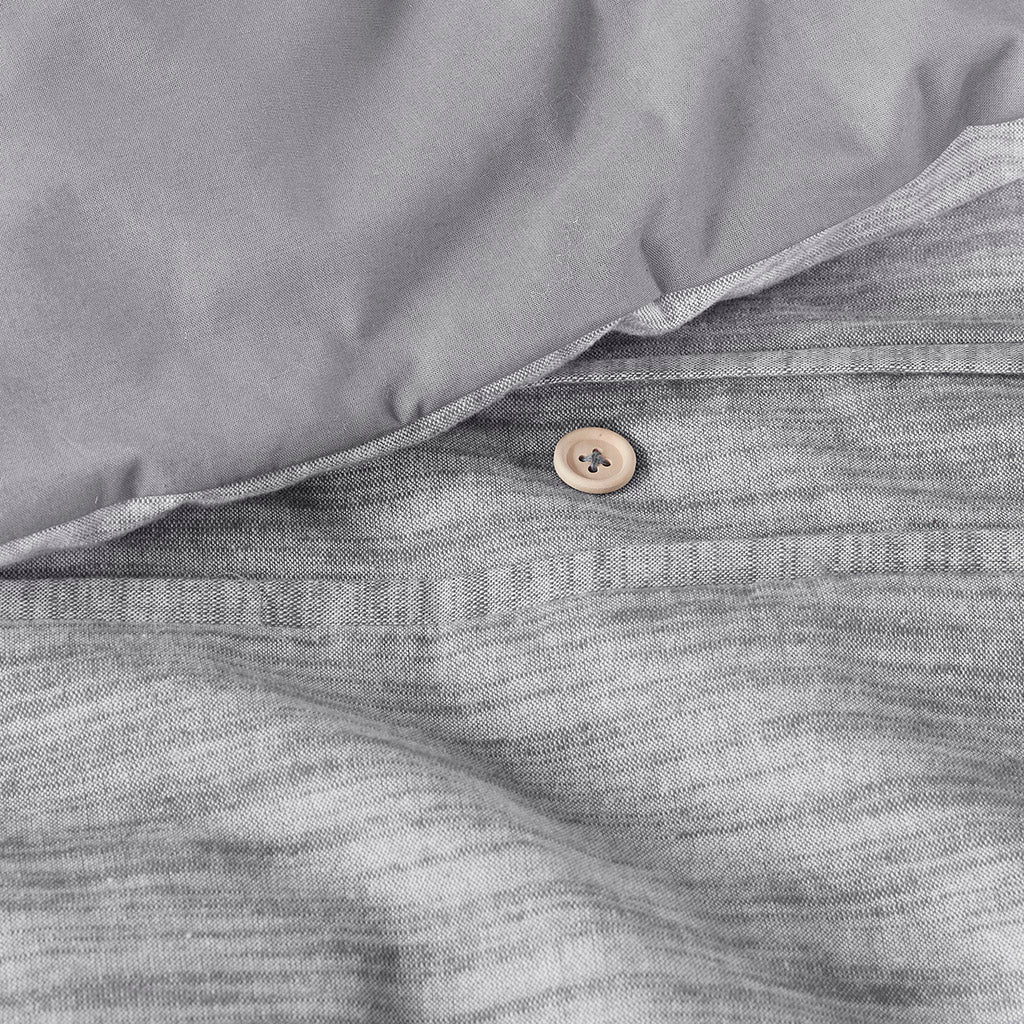 Dover 3 Piece Organic Cotton Oversized Duvet Cover Set