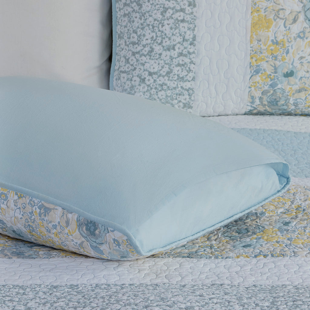 Violet 3 Piece Cotton Quilt Set