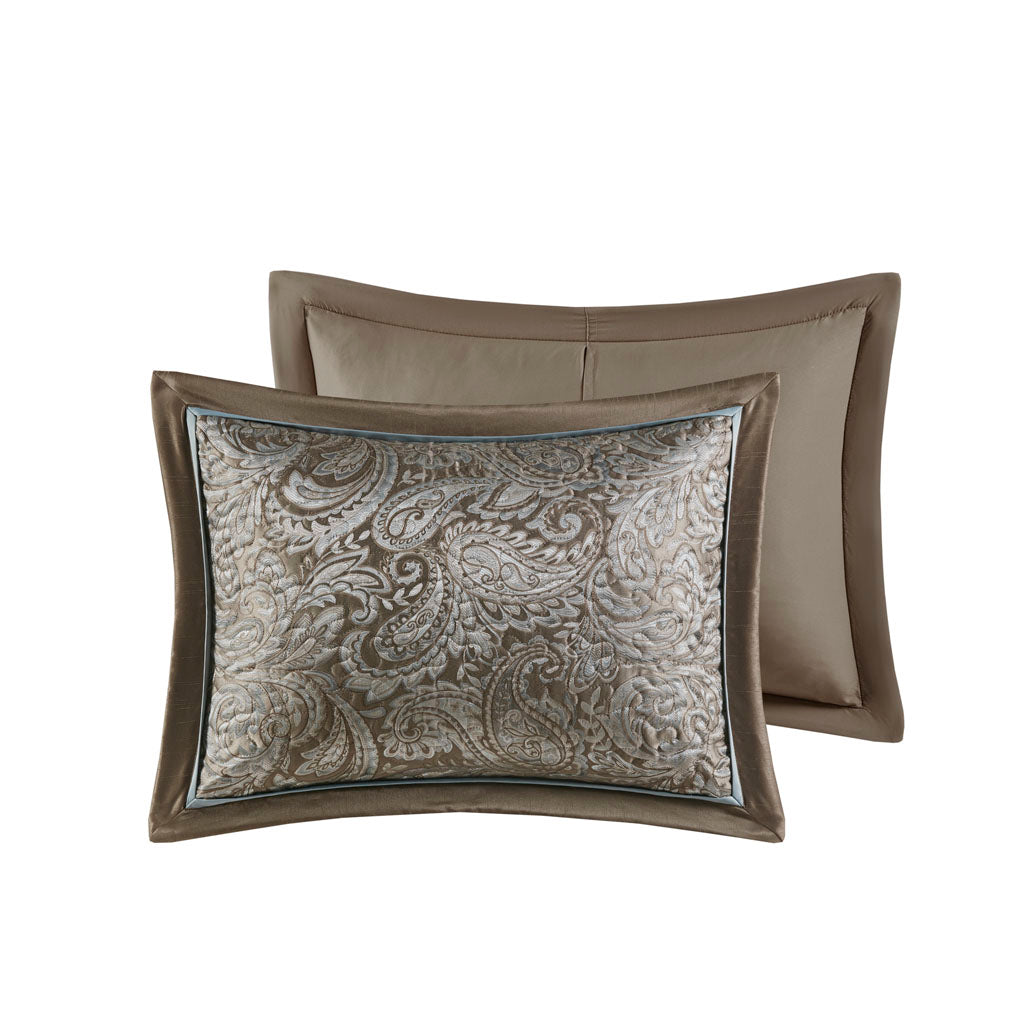 Aubrey 5 Piece Reversible Jacquard Bedspread Set