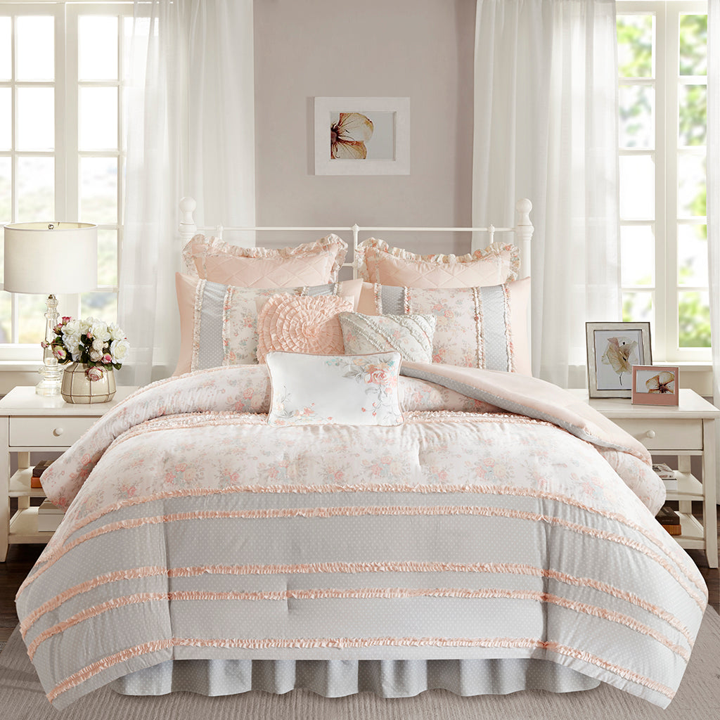 Serendipity Cotton Percale Comforter Set