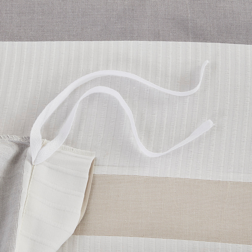 Allegany 3 Piece Jacquard Duvet Cover Set
