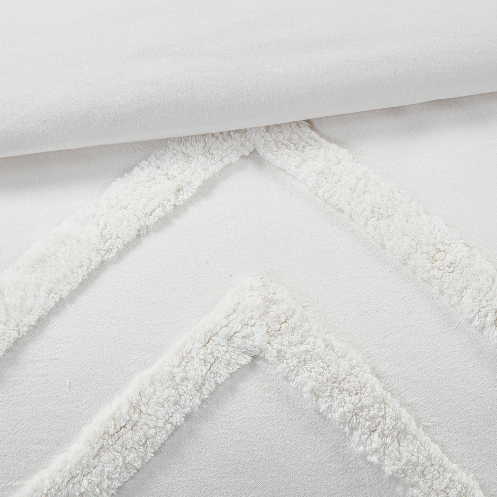 Beck Cotton Chenille Duvet Cover Set
