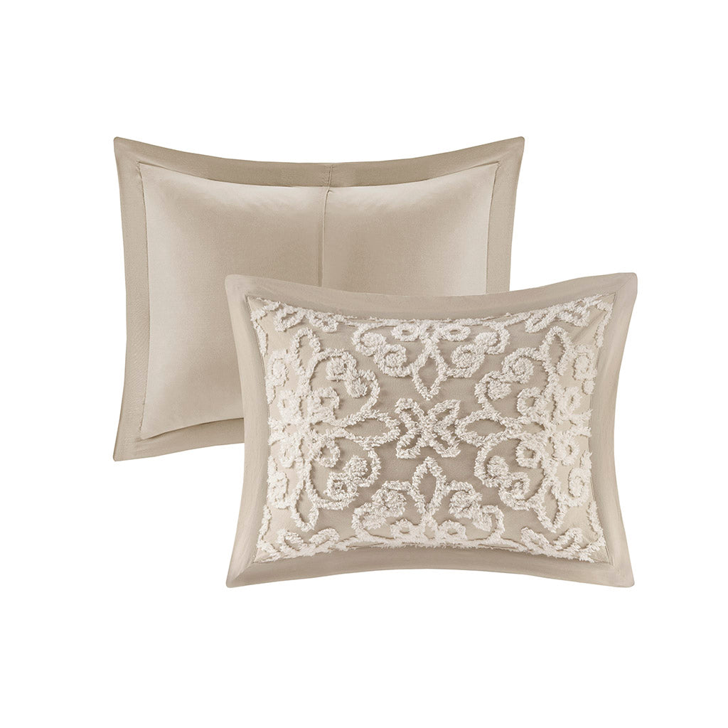 Sabrina 4 piece Tufted Cotton Comforter set