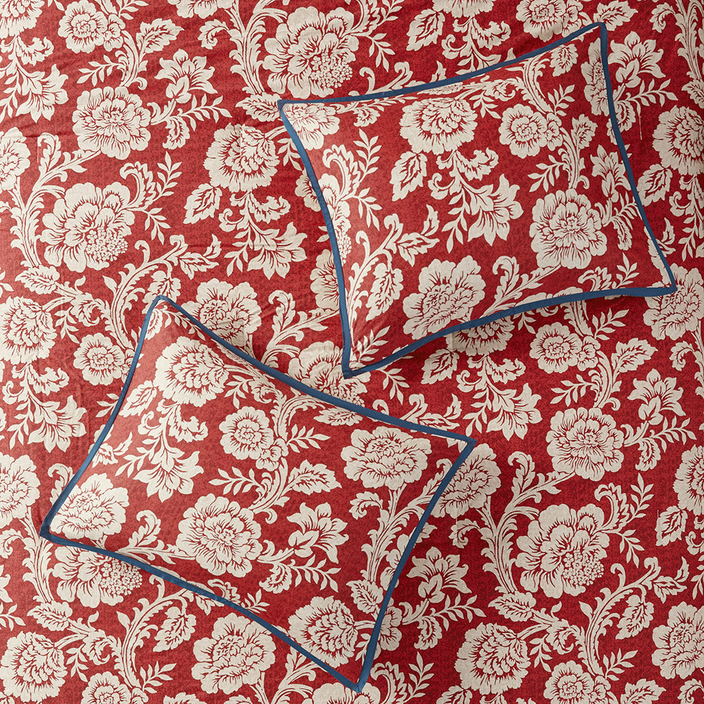 Lucy 9 Piece Cotton Twill Reversible Comforter Set