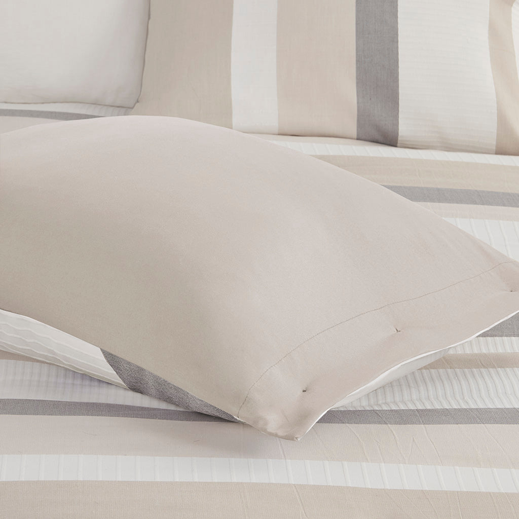 Allegany 3 Piece Jacquard Duvet Cover Set