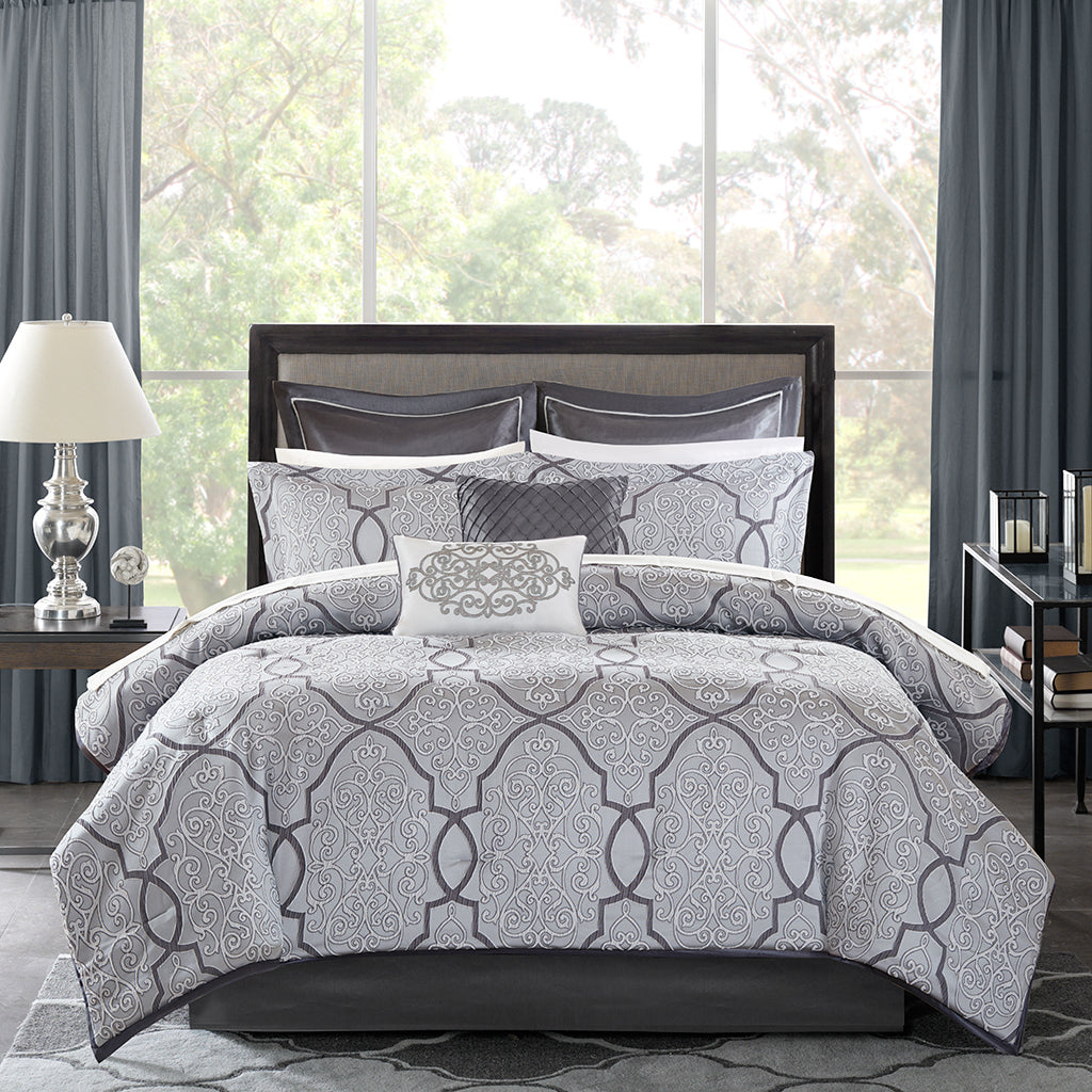 Lavine 12 Piece Complete Bed Set