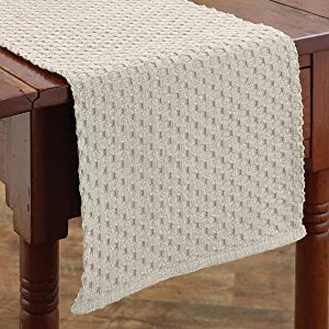 Chadwick Table Runner 13X36 Cream