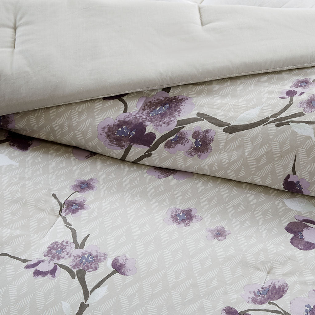 Holly 8 Piece Cotton Comforter Set