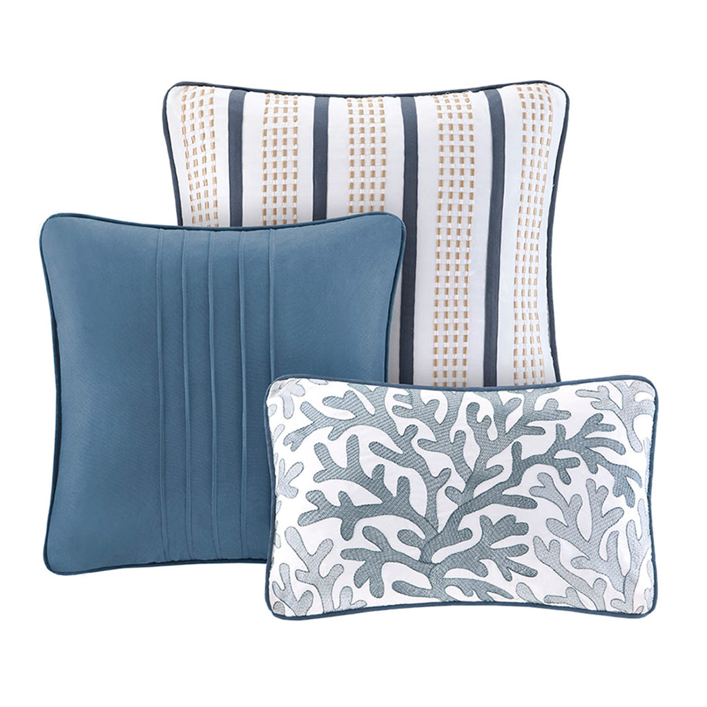 Bayside Quilt Set with Throw Pillows