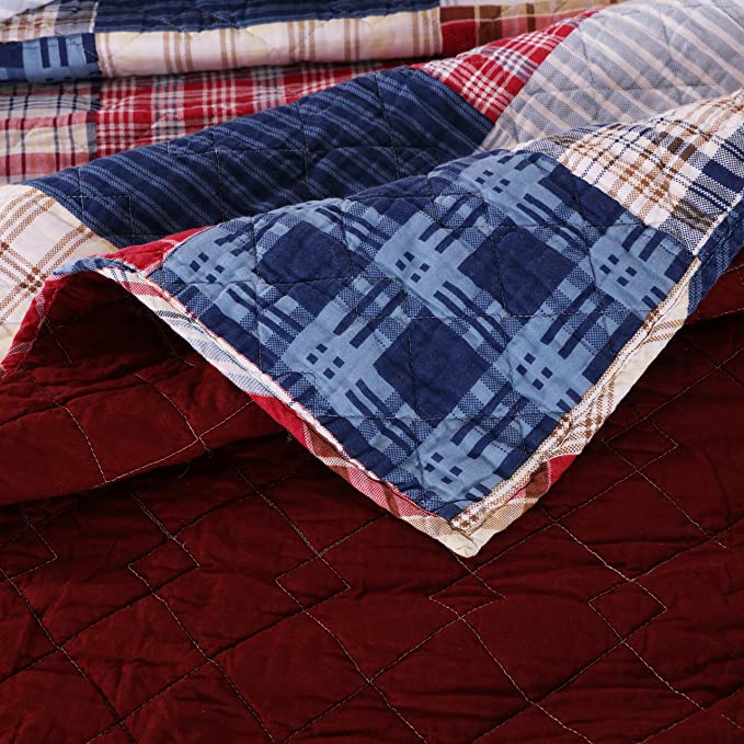 Hampton 3pc Queen Quilt Set