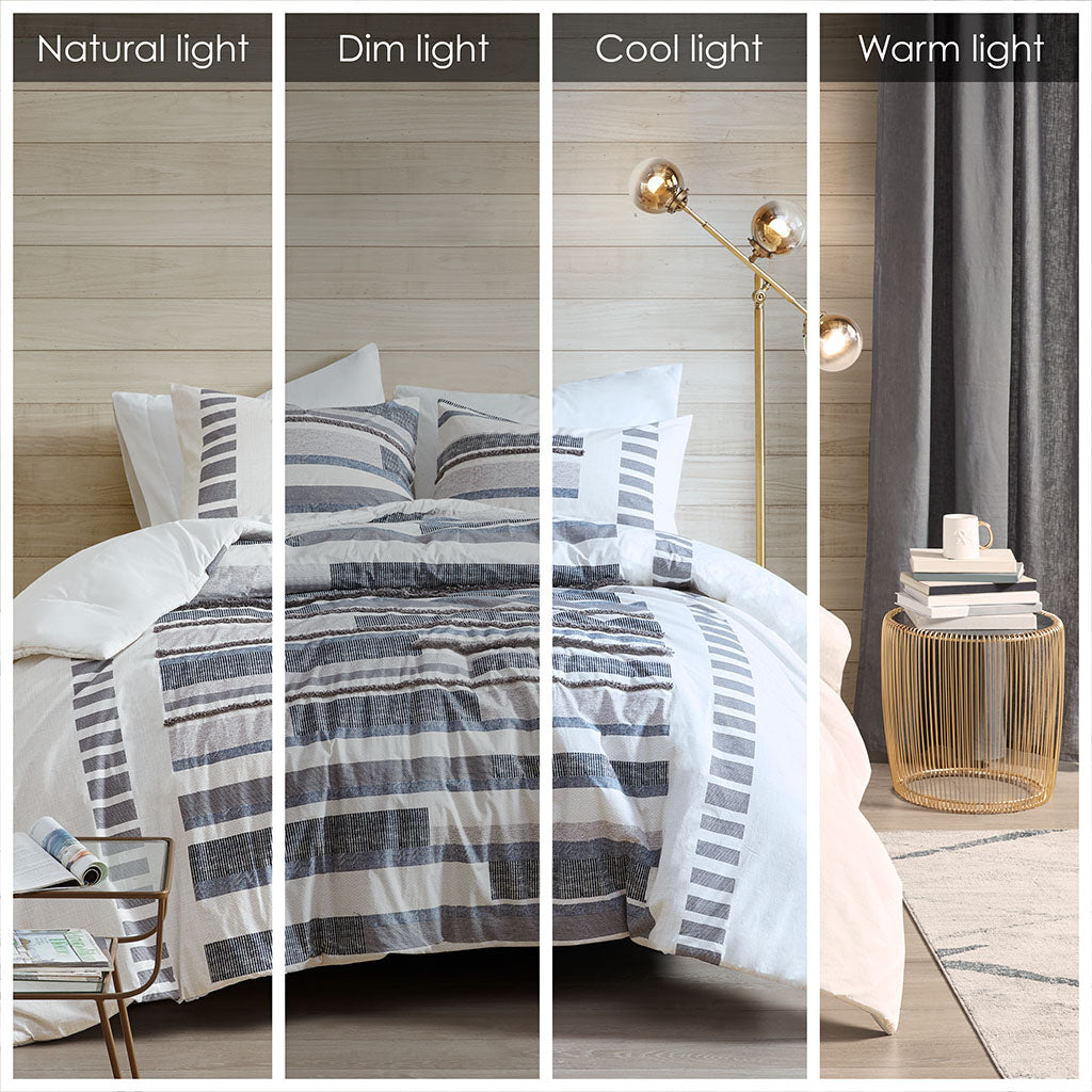 Serena 3 Piece Comforter Set w/ trims
