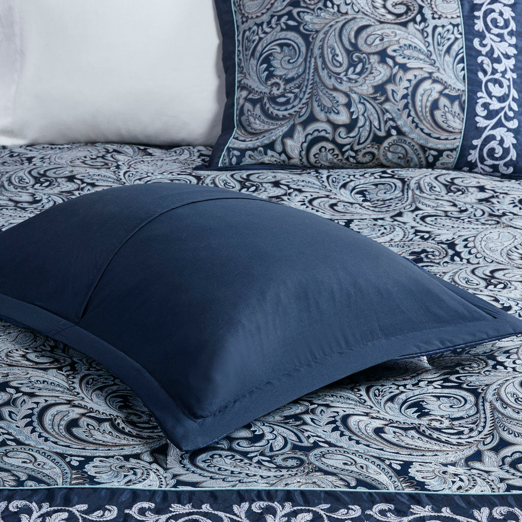 Whitney 7 Piece Jacquard Comforter Set