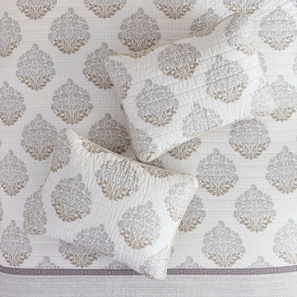Suri 3 Piece Reversible Cotton Coverlet Set