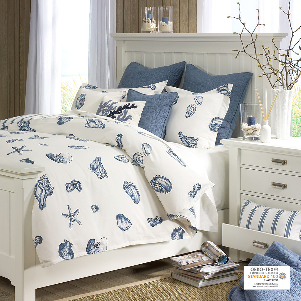 Beach House 3 Piece Duvet Cover Set