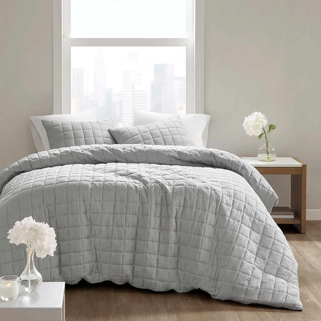 Cocoon 3 Piece Quilt Top Duvet Cover Set