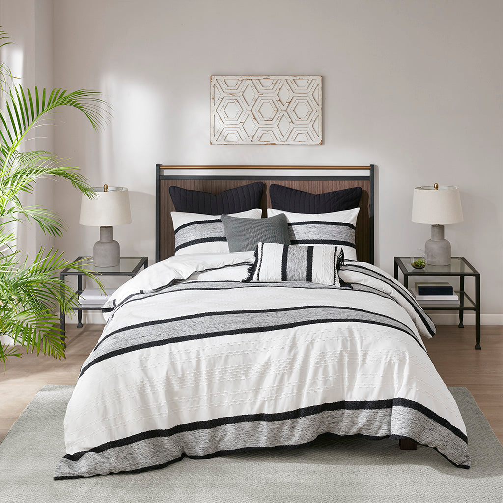 Cole 3 Piece Cotton Jacquard Comforter Set