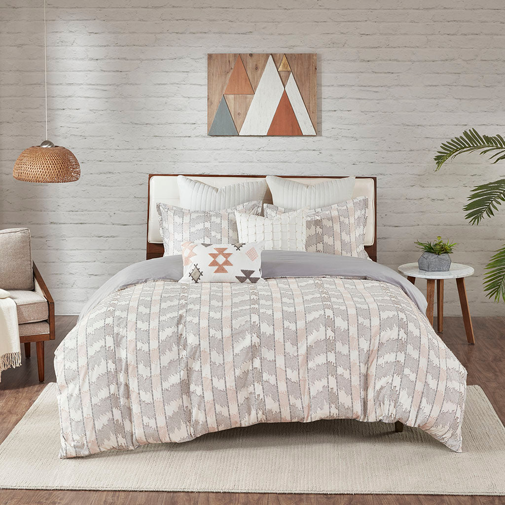 Suri Cotton Jacquard Duvet Cover Set