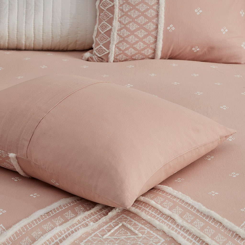 Marta 3 Piece Flax and Cotton Blended Duvet Cover Set