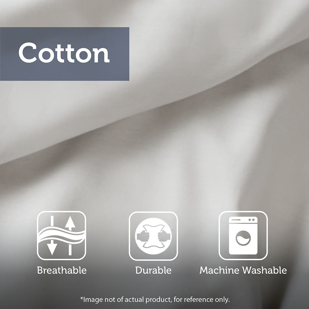 Pacey 3 Piece Tufted Cotton Chenille Geometric Comforter Set