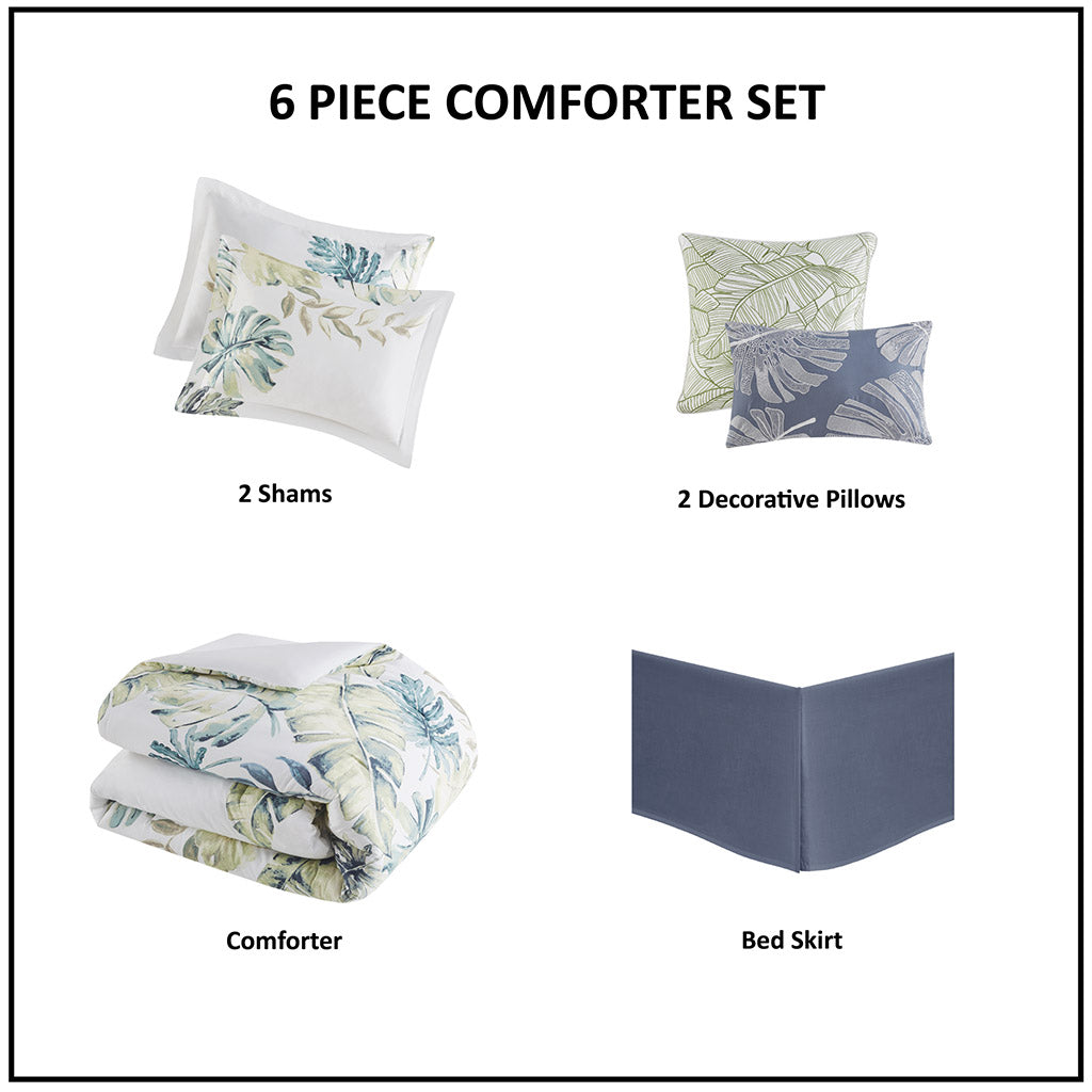 Lorelai 6 Piece Comforter Set