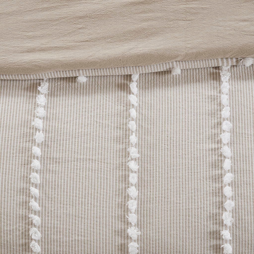 Anslee 3 Piece Cotton Yarn Dyed Comforter Set