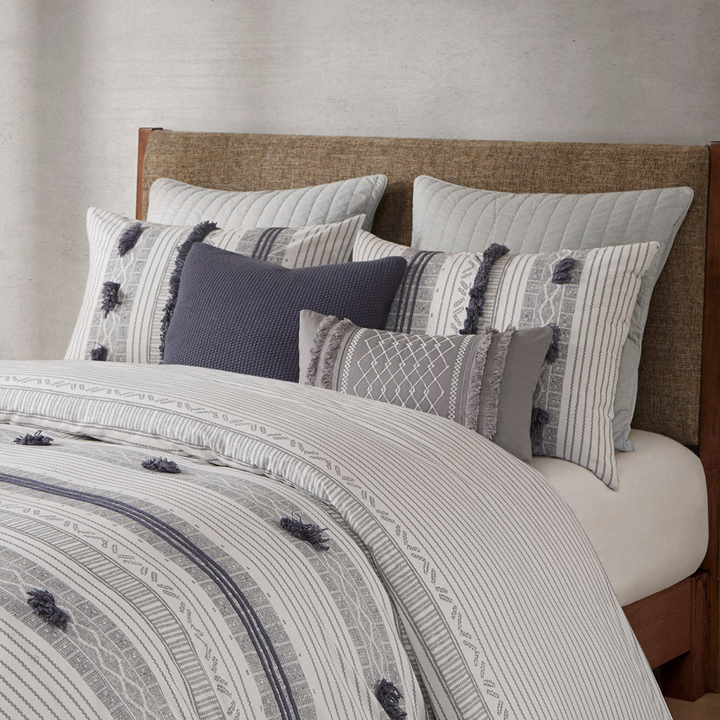 Cody 3 Piece Cotton Duvet Cover Set