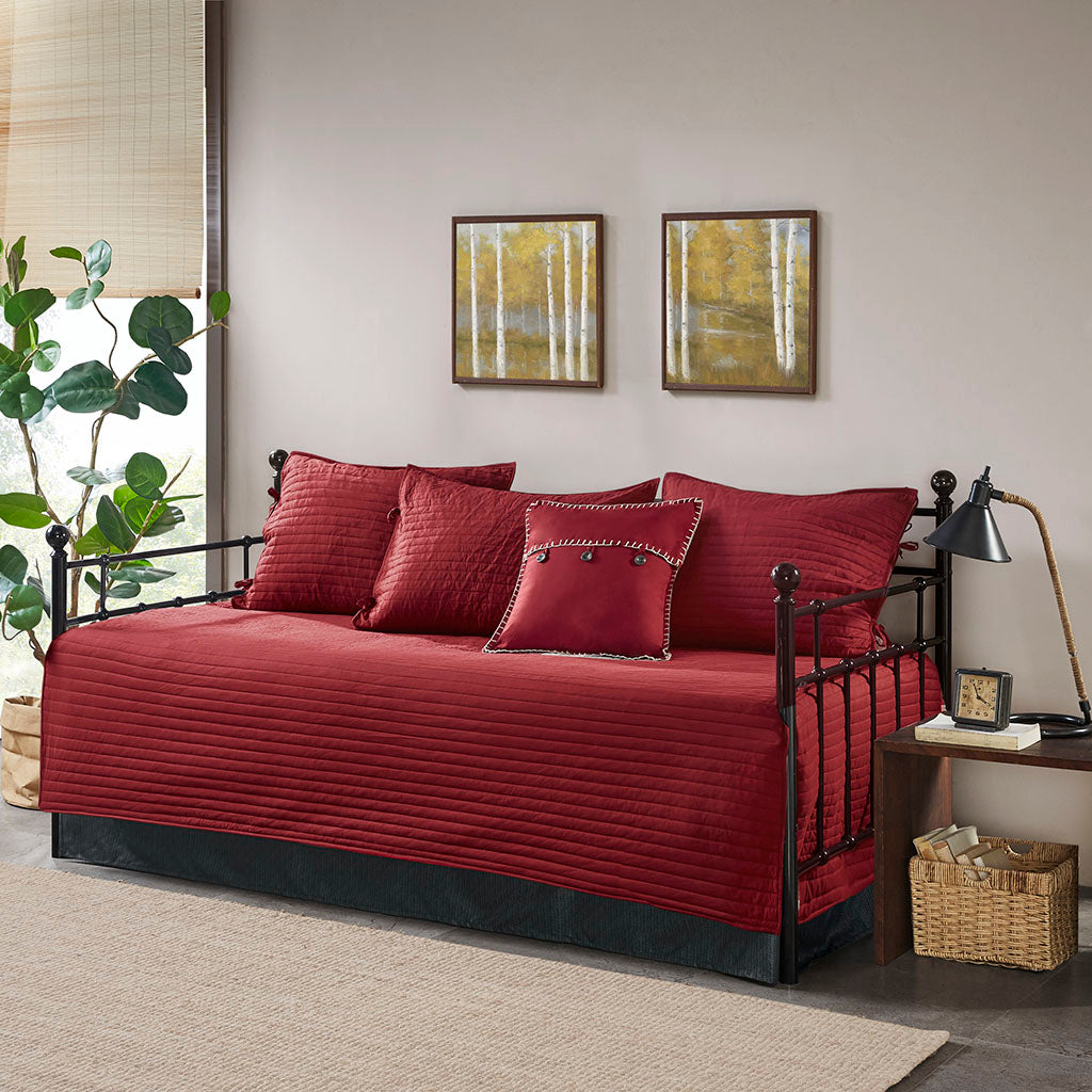 Ridge 6 Piece Reversible Daybed Cover Set