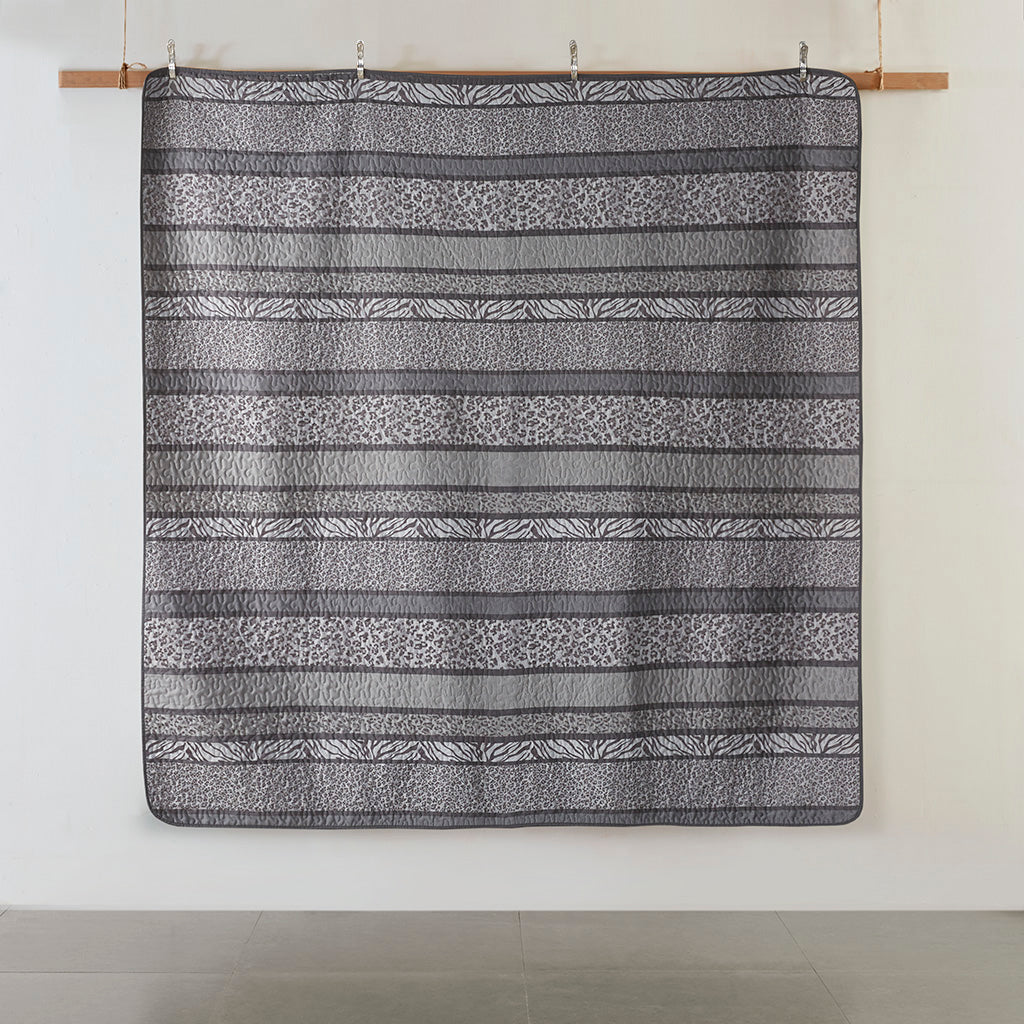 Seri 3 Piece Reversible Jacquard Coverlet Set