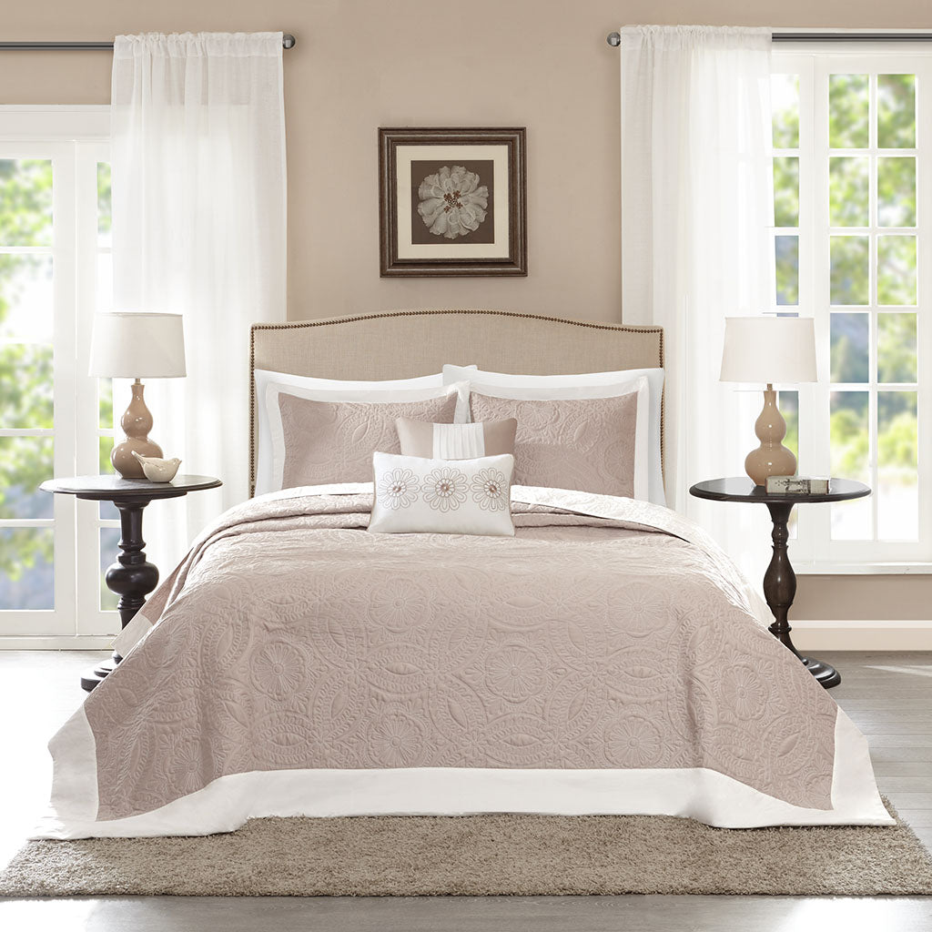 Ashbury 5 Piece Reversible Bedspread Set