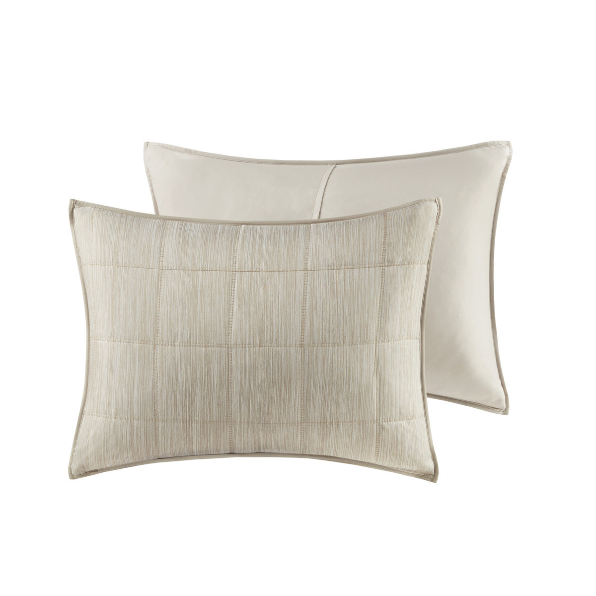 Guthrie 3 Piece Striated Cationic Dyed Oversized Quilt Set