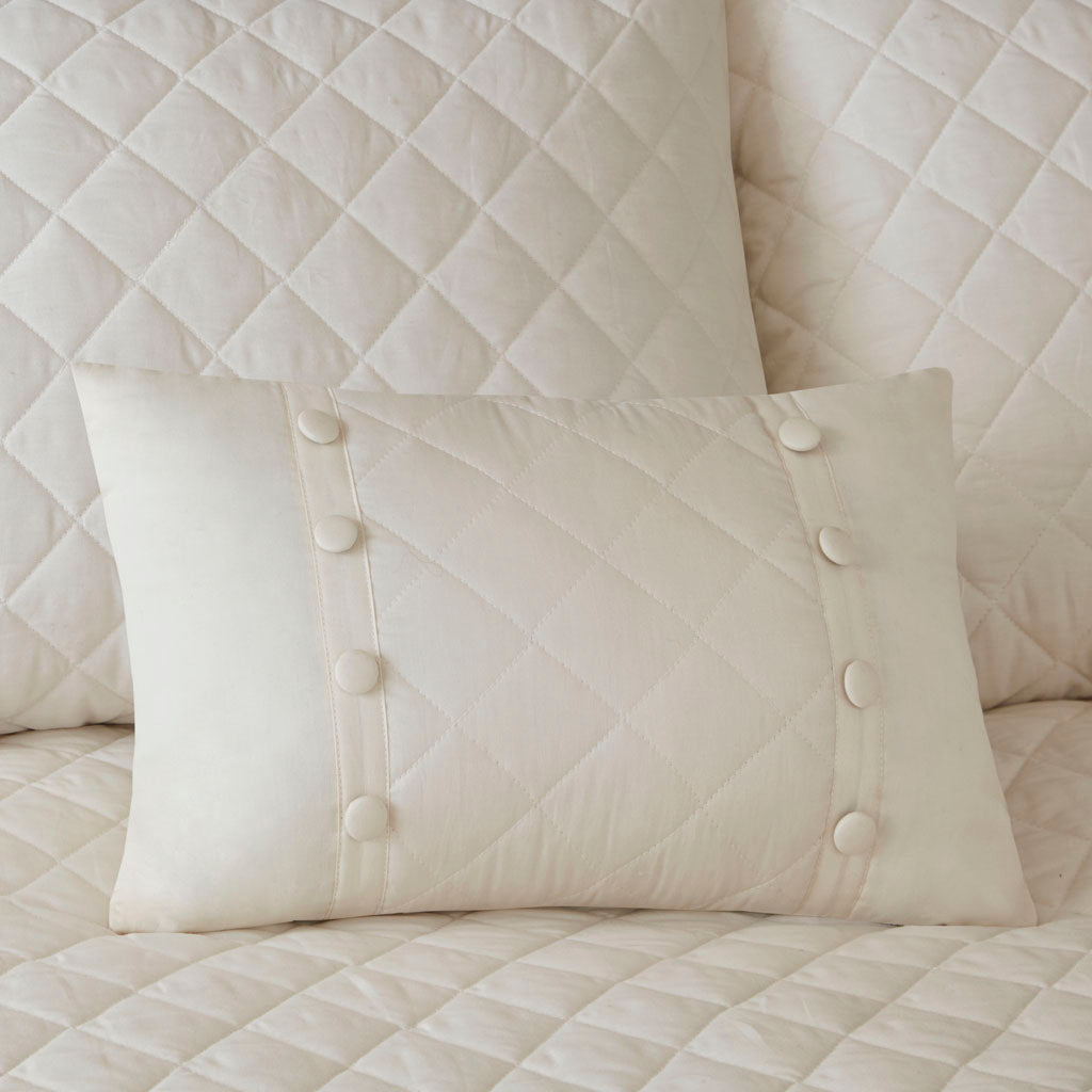 Breanna 4 Piece Cotton Reversible Tailored Bedspread Set