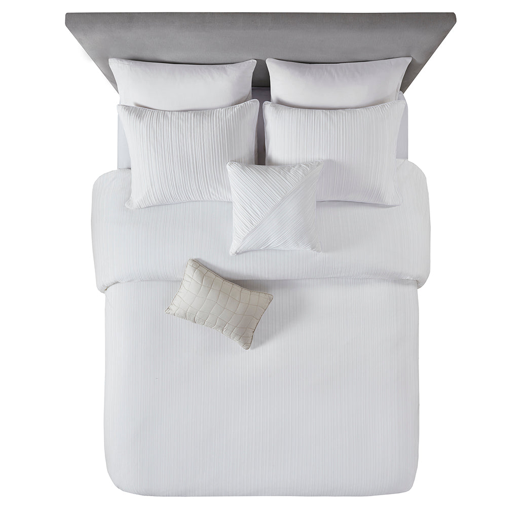 Jasper 5 Piece Crinkle Velvet Comforter Set