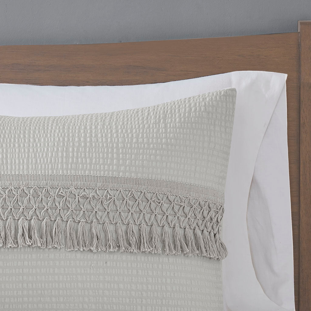 Amaya 3 Piece Cotton Seersucker Comforter Set