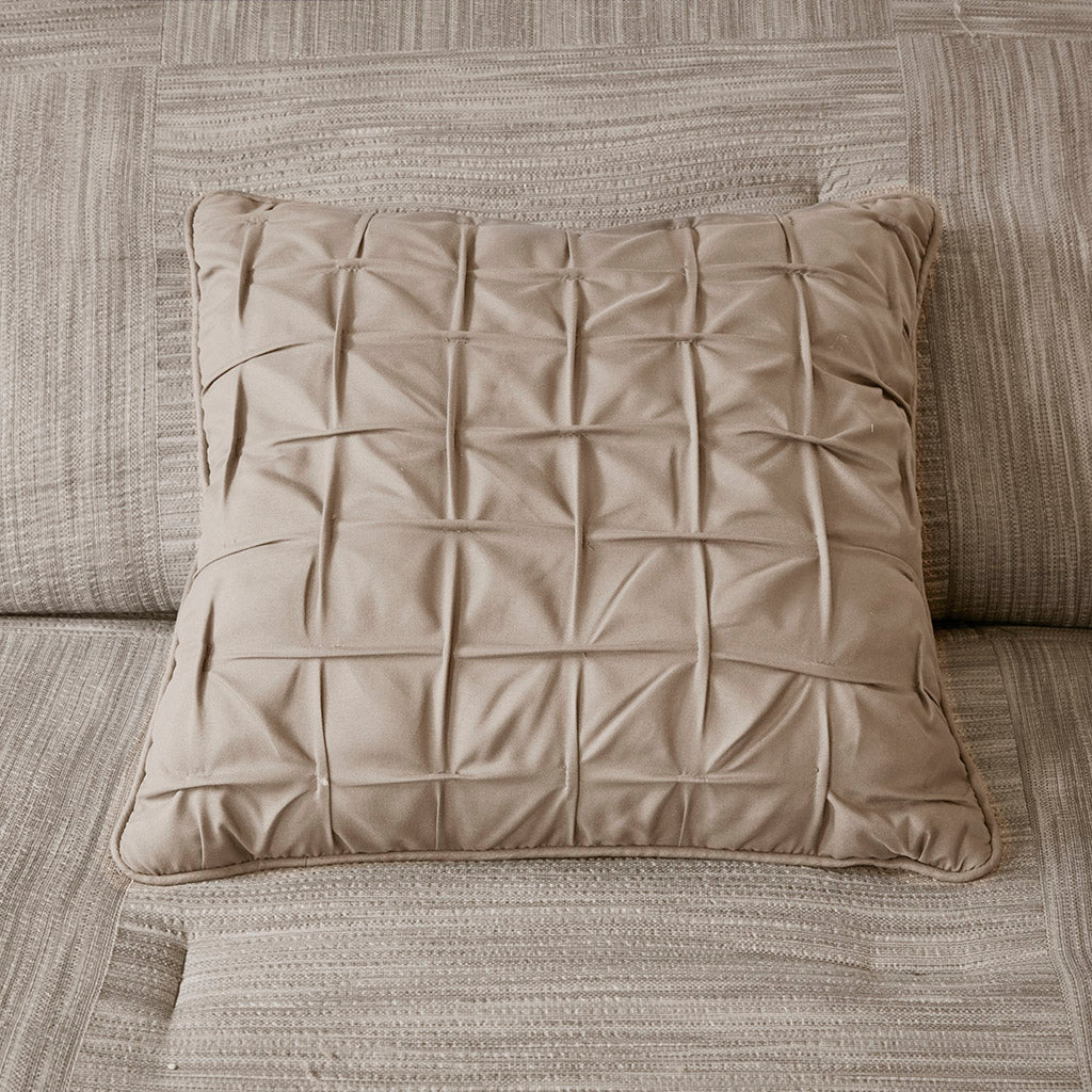 Walter 7 Piece Printed Seersucker Comforter Set