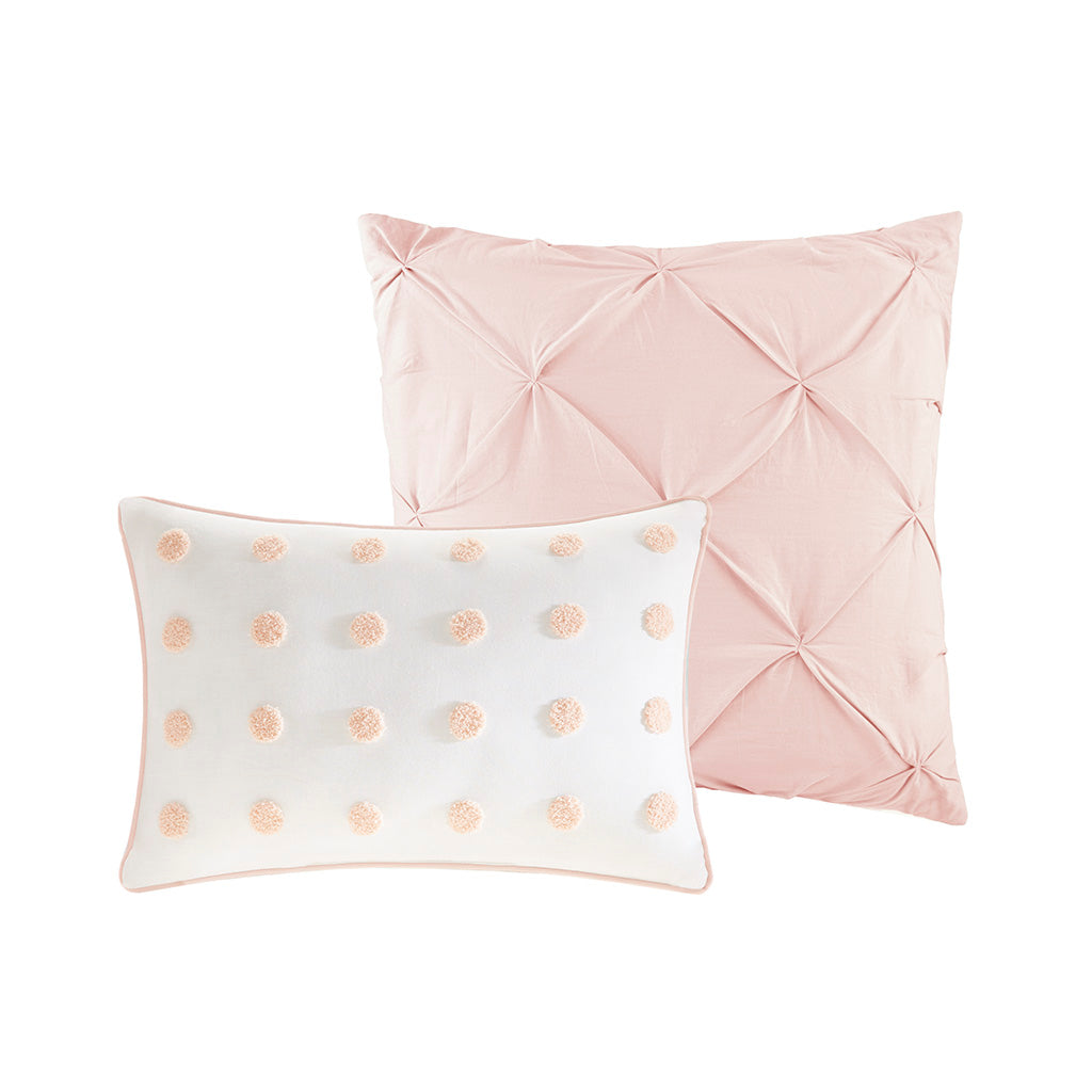Myla 7 Piece Cotton Jacquard Duvet Cover Set