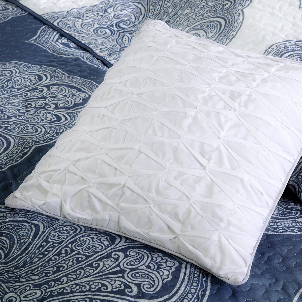 Rachel 6 Piece Reversible Quilted Coverlet Set