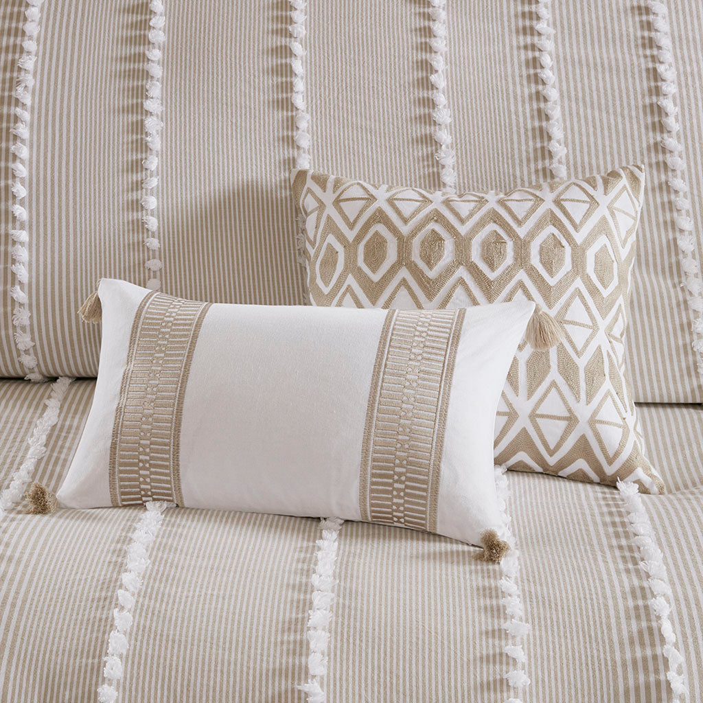 Anslee 3 Piece Cotton Yarn Dyed Comforter Set