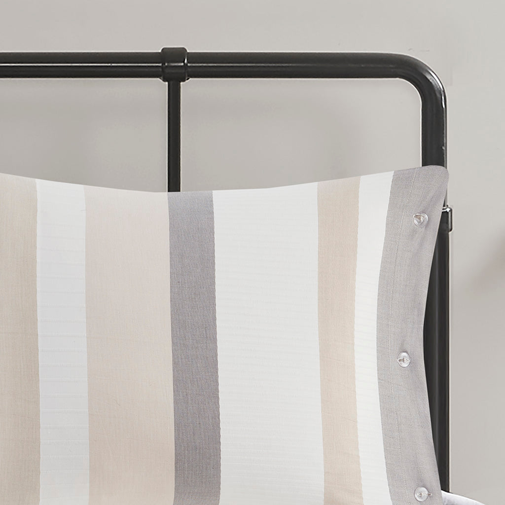 Allegany 3 Piece Jacquard Duvet Cover Set