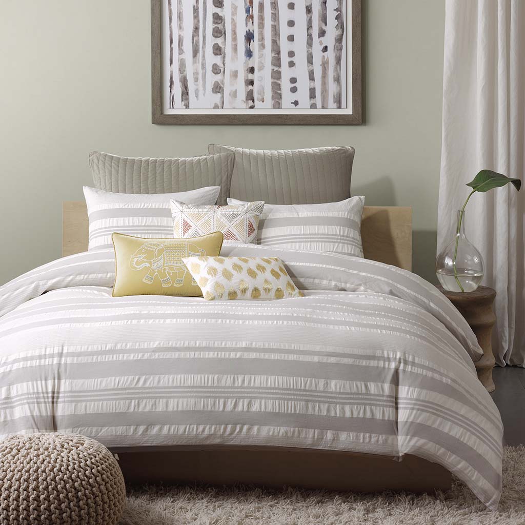 Lakeside Cotton Seersucker Comforter Set