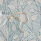 Calla 3 Piece Vine Printed Cotton Duvet Cover Set