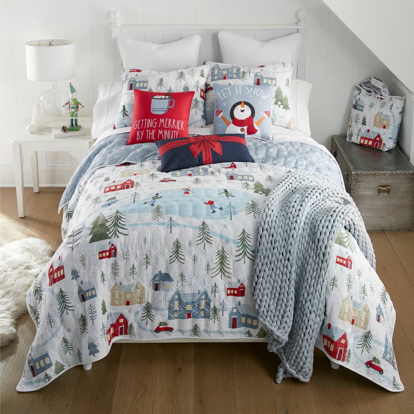 Winter Wonderland Quilt Set Bonus-Free Tote