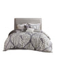Vienna 6 Piece Printed Duvet Cover Set