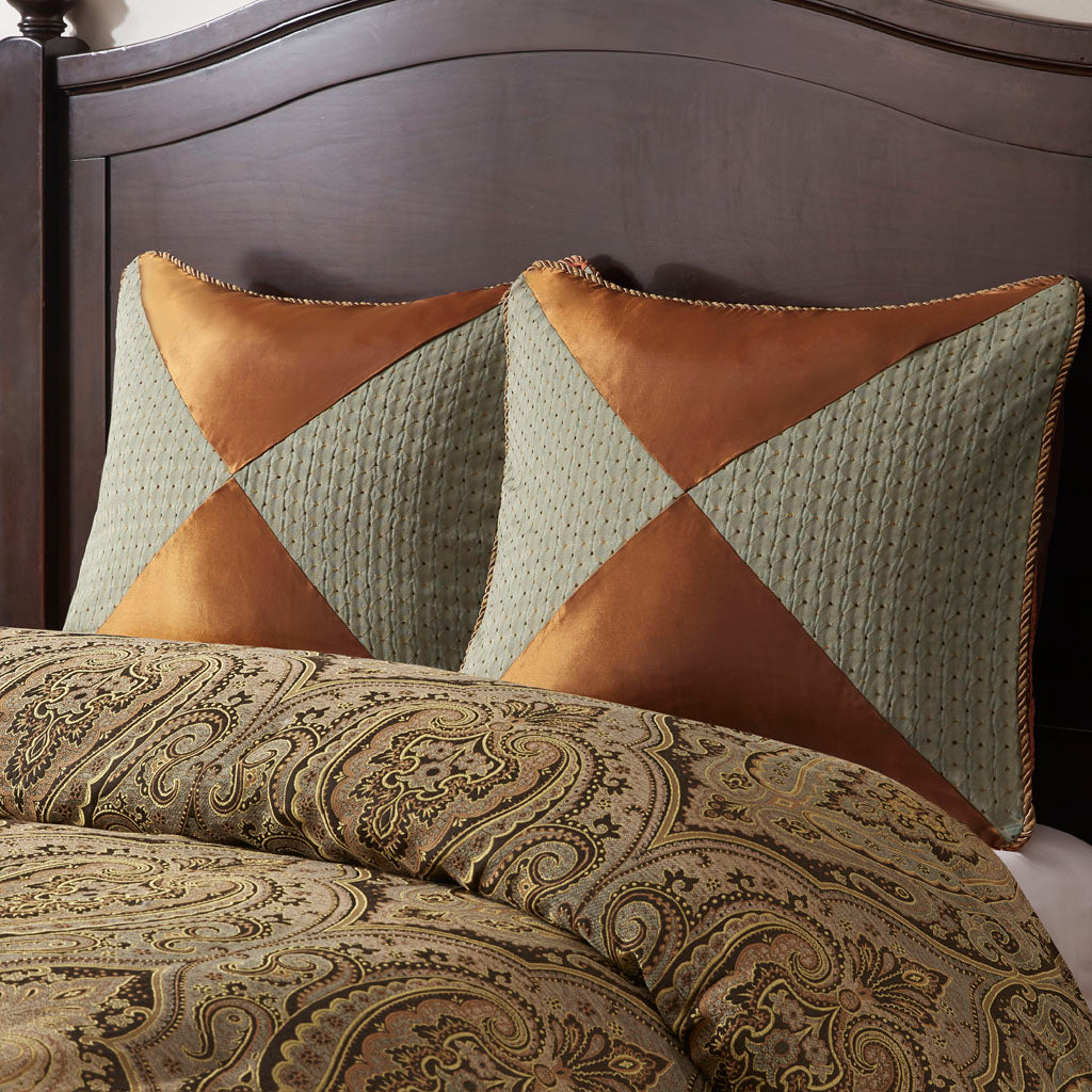 Canovia Springs 10 Piece Jacquard Comforter Set