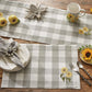 Wicklow Check Sunflower Embroidered Placemat Set