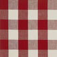 Wicklow Check Backed Placemat Set-Red/Cream