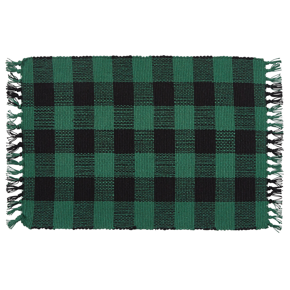 Wicklow Check Placemat Set-Forest