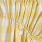 Wicklow Check Gathered Swags-Yellow